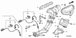 90015PT0J00 - Engine: BOLT-WASHER (8X14) for Honda Image