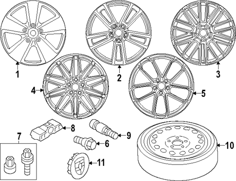 Wheels for 2024 Porsche Cayenne #0