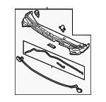 86150A7000 - Body: Cowl Grille for Kia: Forte, Forte Koup, Forte5 Image