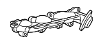 53013849AF - Exhaust: Exhaust Manifold for Dodge: Challenger, Charger Image