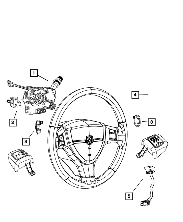 56045702AB - Electrical: Adjustable Pedals Switch for Mopar Image