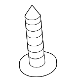 1249306257E - Body: Wheelhouse Liner Screw for Kia: Cadenza, Forte, Forte Koup, Forte5, K4, Rio, Sportage, Telluride Image