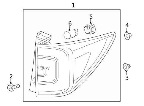 Bulbs - Chassis for 2019 Honda Pilot #1