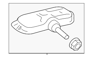 4260748010 - : Tire Pressure Monitoring System Sensor for Lexus Image