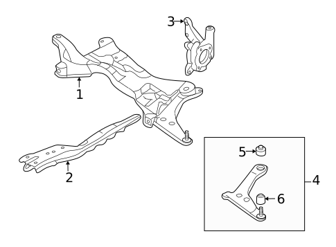 Suspension Components for 2011 Mitsubishi Outlander #1