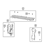 68292728AA - Cooling: Radiator Seal for Mopar Image