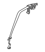 4824TRTA01ZA - : 2018-2021 Honda Clarity - Outer Set R Rear Seat Belt *NH900L* (Deep Black) for Honda: Clarity Image