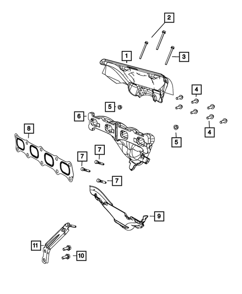 Manifolds and Vacuum Fittings for 2013 Chrysler 200 #0