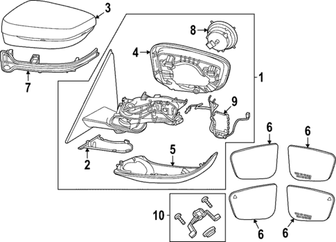 Outside Mirrors for 2024 BMW 230i #0