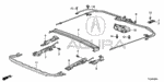 70229SDAA01 - Interior/Bumper: BOLT, SOCKET (5X7) for Acura Image