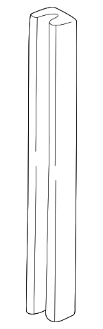 22659569 - Body: Pillar Molding for Chevrolet: Classic, Malibu | Oldsmobile: Cutlass Image