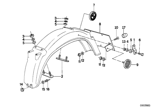 46622307013 - Frame and Mounting Parts: Holder -  for BMW-Motorrad Image