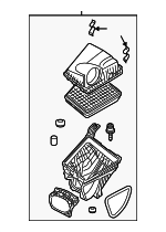 281103M101 - : Air Cleaner Assembly for Hyundai: Equus, Genesis Image