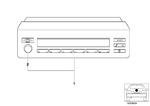 65806914592 - Audio, Navigation, Electronic Systems: Information Display for BMW Image