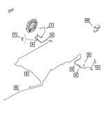 68394793AA - Brakes: Brake Tube for Mopar Image