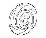 424320W020 - Brakes: Rotor for Lexus: RC F Image