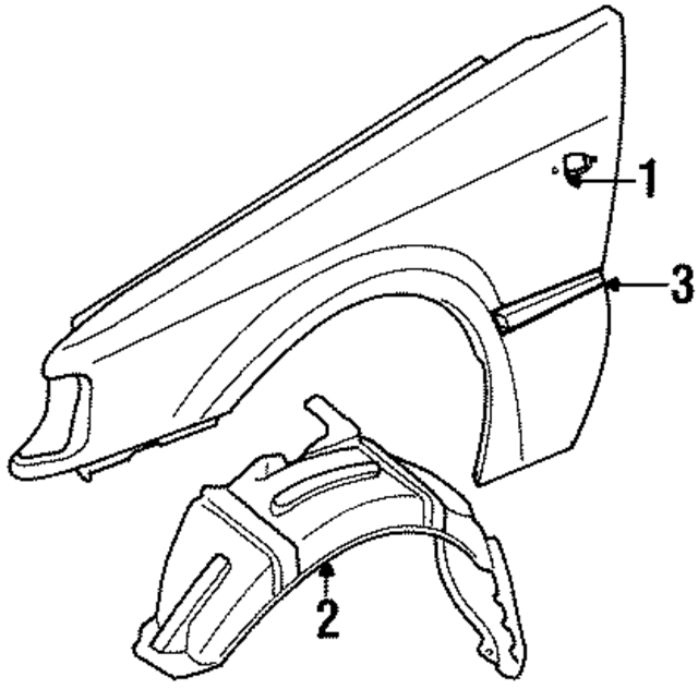 BH4752110 - : Fender for Mazda Image