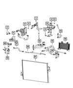 68318316AC - Cooling: Coolant Hose for Mopar Image image