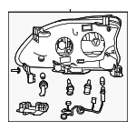 E60603SG2JNW - Electrical: Value Advantageâ„¢ HEADLAMP ASSY -LH for Nissan Image