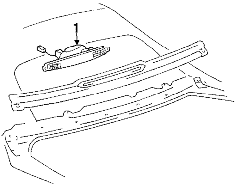 High Mount Lamps for 1998 Toyota Celica #1