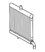 LR181521 - Cooling System: Auxiliary Radiator for Land Rover: Discovery, Range Rover, Range Rover Sport Image