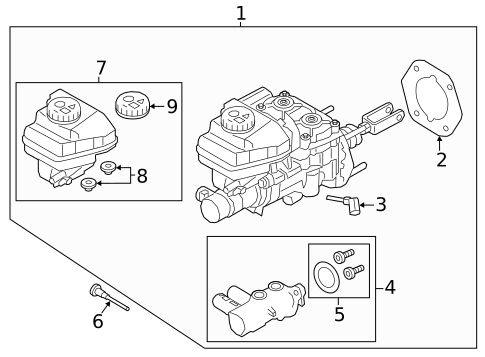 Master Cylinder - Components On Dash Panel for 2022 Land Rover Discovery Sport #5