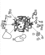 R4606822AA - : Engine Generator, Remanufactured for Mopar Image