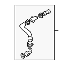 1J0122101A - Cooling System: Upper Hose for Volkswagen Image