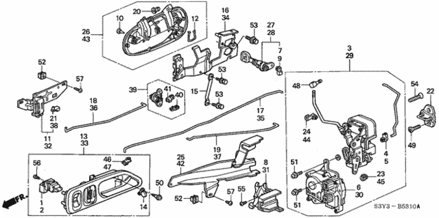 Door Locks for 2002 Honda Insight #0