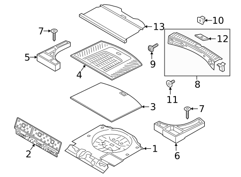 Interior Trim - Rear Body for 2016 Ford Escape #0