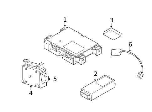 Communication System Components for 2017 Volvo S60 Cross Country #0