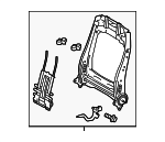 711040C010 - Body: Seat Back Frame for Toyota: Tundra Image