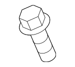 57725B4000 - : Outer Tie Rod Mount Bolt for Hyundai Image