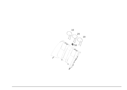 Head Restraint for 2019 Mercedes-Benz CLS53 AMG #0