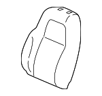 81527TLBA01 - Body: Seat Back Pad for Honda: CR-V Image