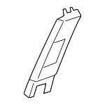 84161T2AA01ZB - Body: Upper Center Pillar Trim for Honda: Accord Image