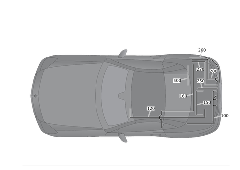 Piping Rear Lid for 2007 Mercedes-Benz SLK55 AMG #0