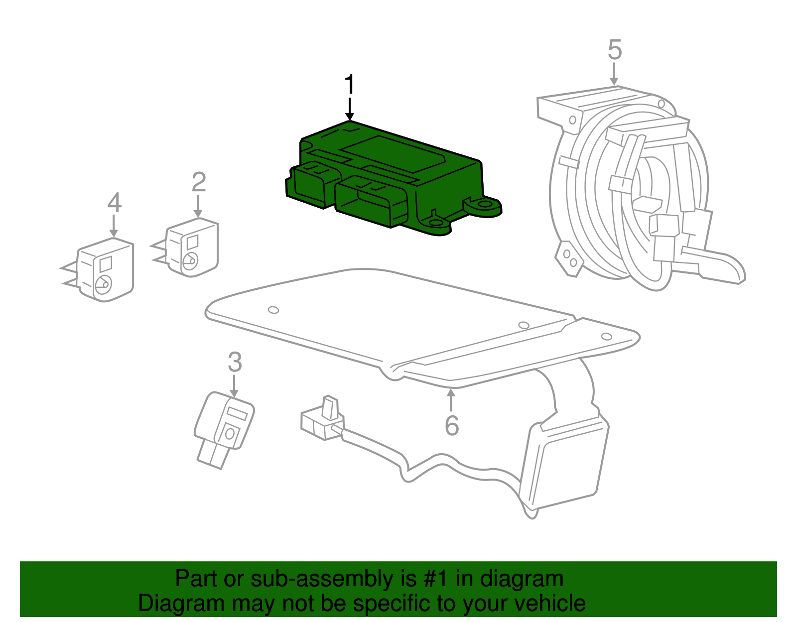 thumbnail image 2 of 🧠 Genuine GM Body Control Module (BCM) – 13514637 – Fits 2017-2020 Buick LaCrosse, Cadillac CT6, Cruze & More 2 of 6
