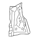 3QF805078 - Body: Apron Reinforced for Volkswagen: Atlas, Atlas Cross Sport Image image