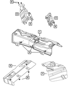 5155473AC - Exhaust: Exhaust Shield for Mopar Image