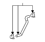 ZZC013789 - : Engine Coolant Overflow Hose for Mazda Image