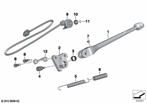Side Stand for 2012 BMW-Motorrad HP4 #0