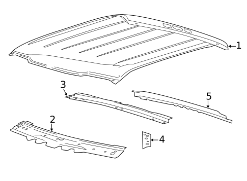 Roof & Components for 2020 Ford F-150 #2