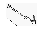 32105A97054 - Steering: Tie Rod Assembly for BMW: 230i, 230i xDrive, 330i, 330i xDrive, 430i, 430i Gran Coupe, 430i xDrive, 430i xDrive Gran Coupe, i4, M2, M440i, M440i xDrive Image