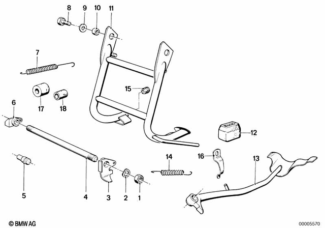 46531241598 - : Side Stand for BMW-Motorrad Image