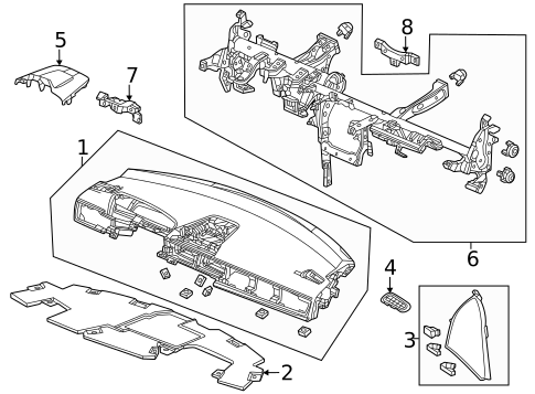 Instrument Panel for 2022 Honda Civic #0