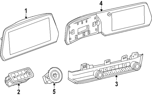 Cluster & Switches for 2025 Chevrolet Equinox #0