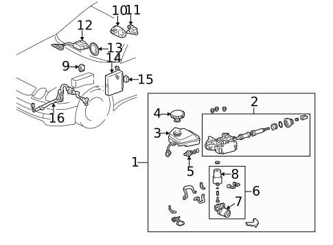 Anti-Lock Brakes for 1998 Lexus GS300 #0