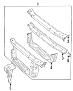 10288085 - Cooling System: Radiator Support for Buick: Regal | Chevrolet: Lumina, Monte Carlo | Oldsmobile: Cutlass Supreme | Pontiac: Grand Prix Image