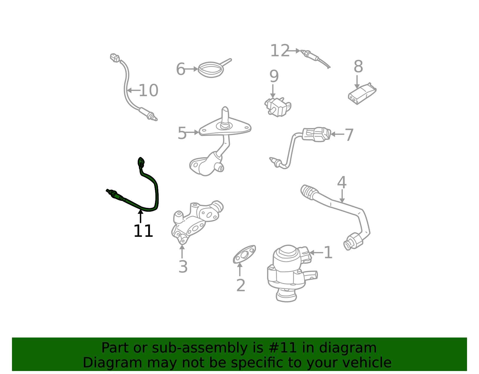 22691-2Y901 - Oxygen Sensor 2000-2001 Nissan Maxima | Official Nissan ...